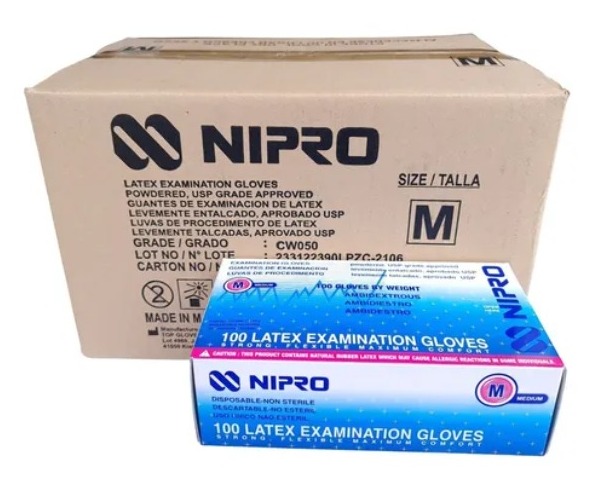 Cajon de latex Nipro – Florida Trading Company | Venta de insumos de salud